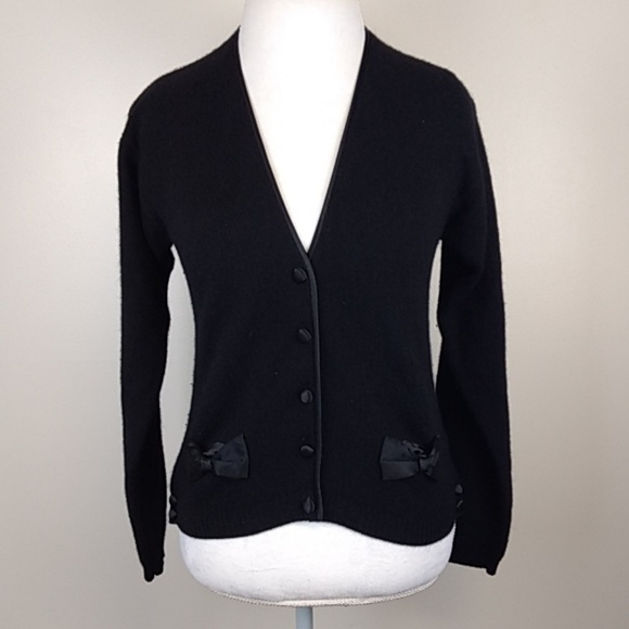 Austin Hill Bow Pocket Cardigan Sweater Size Small - Picture 3 of 7